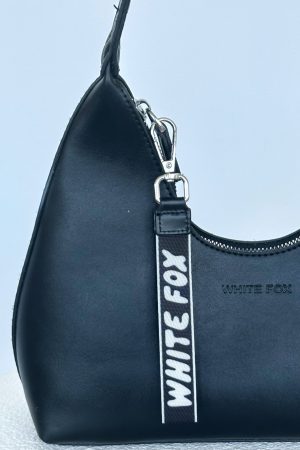 Next Level Strap Keychain Black/White