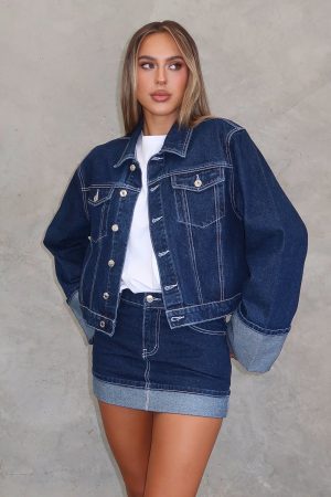 Charlotte Denim Jacket Dark Indigo
