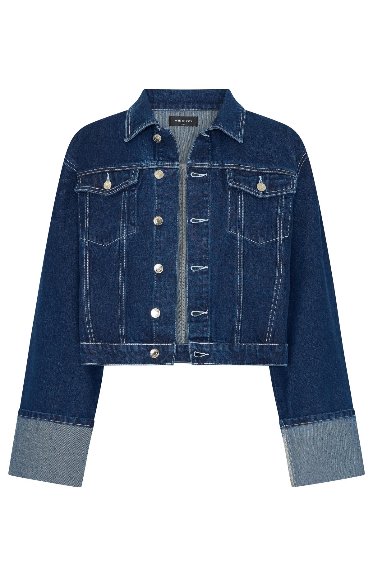 Charlotte Denim Jacket Dark Indigo - Image 5
