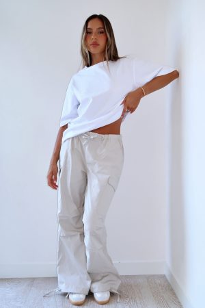 Commodity Parachute Pants Stone