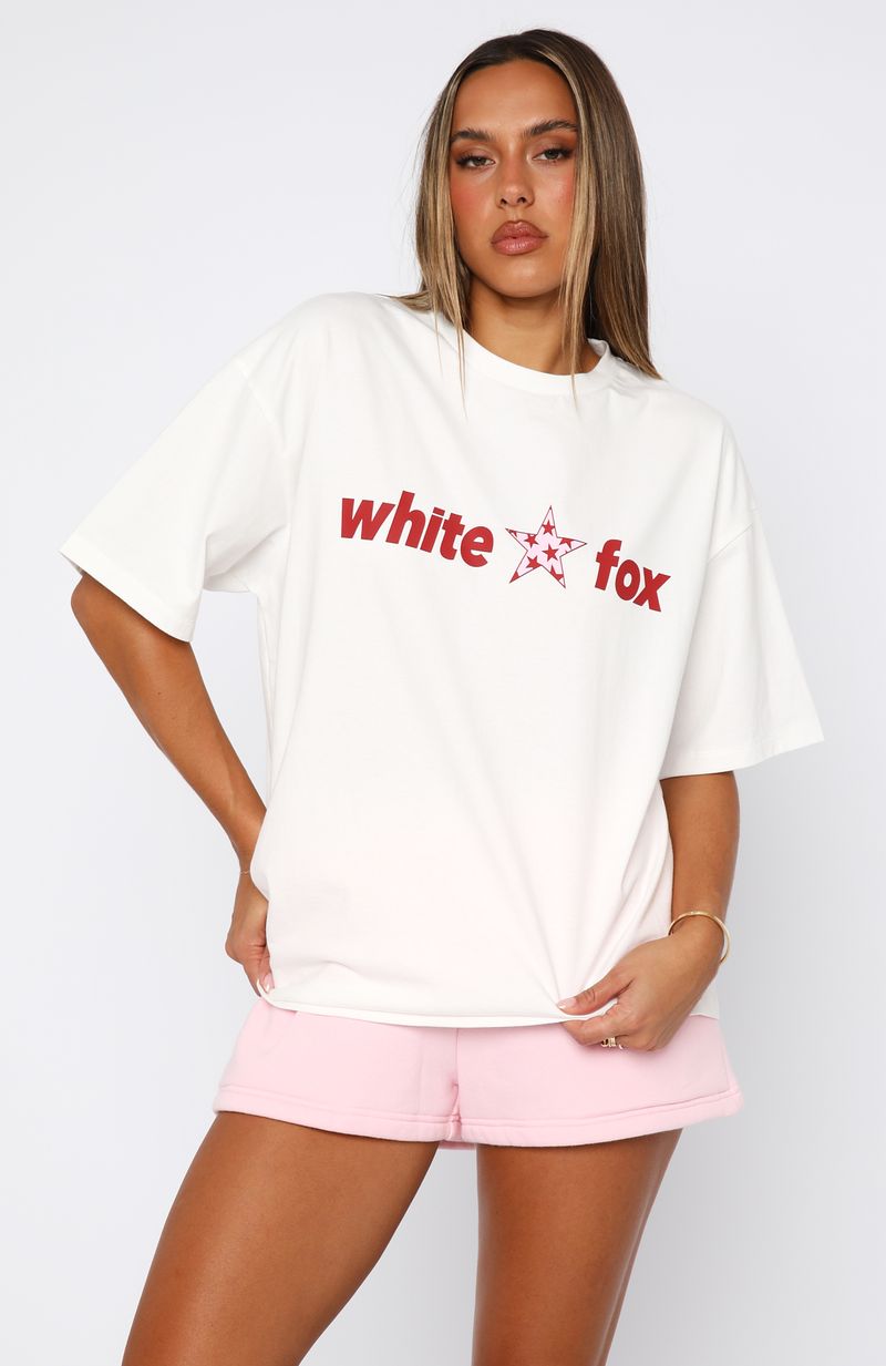 From The Archives Mila Oversized Tee White - Image 2