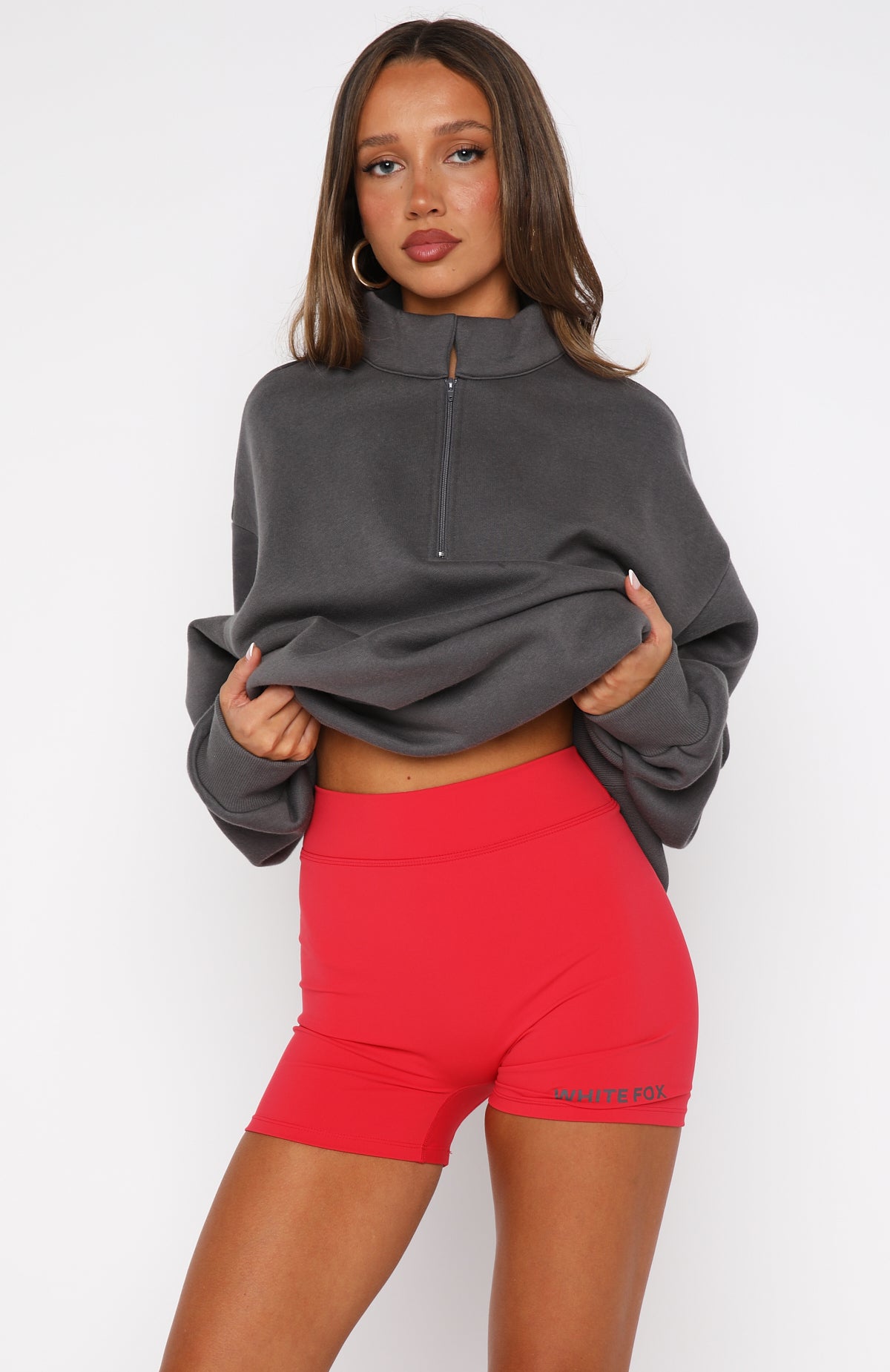 Caught Up With You Bike Shorts Red - Image 2