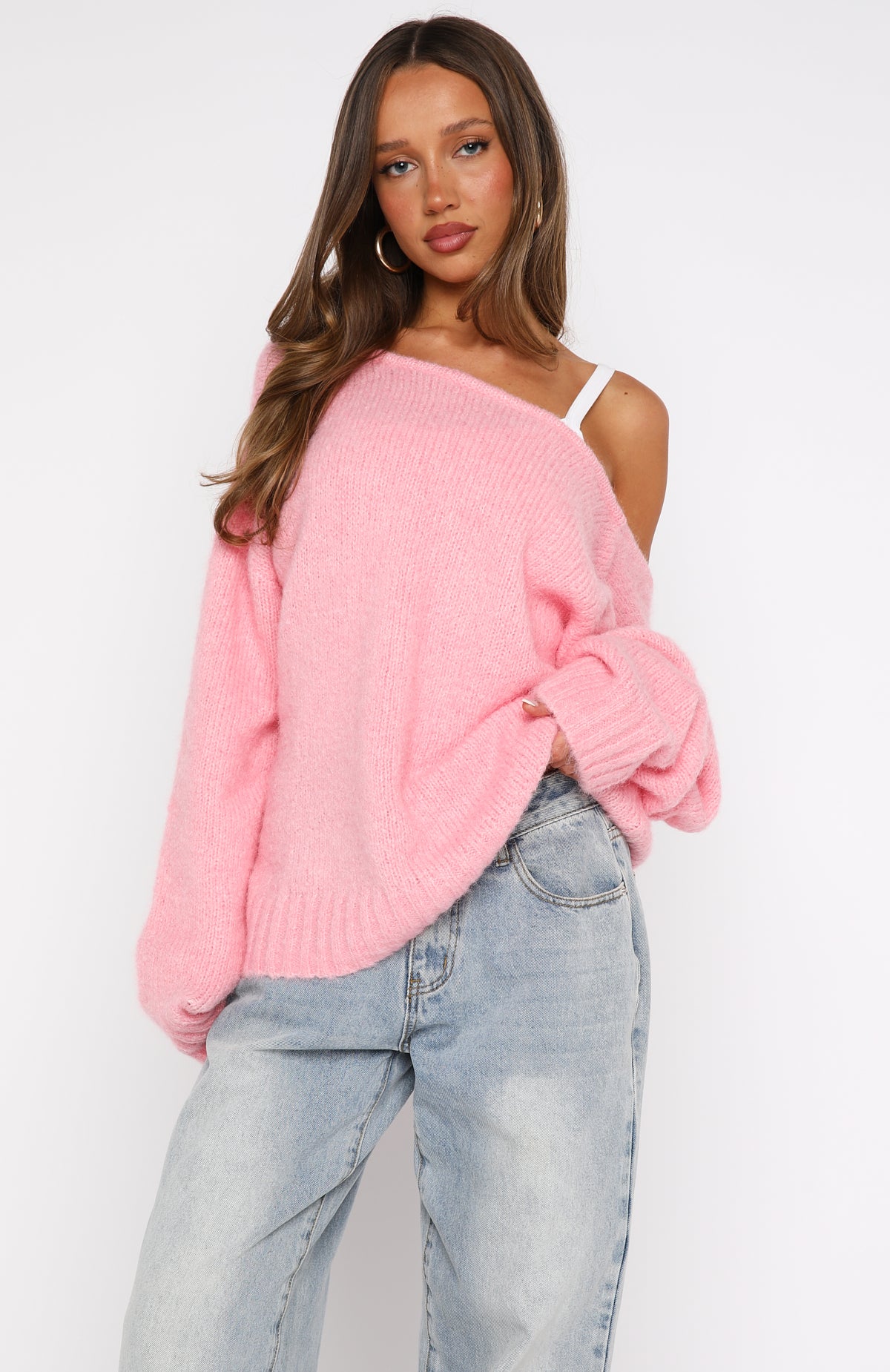 Softer Love Knit Sweater Marshmallow - Image 3