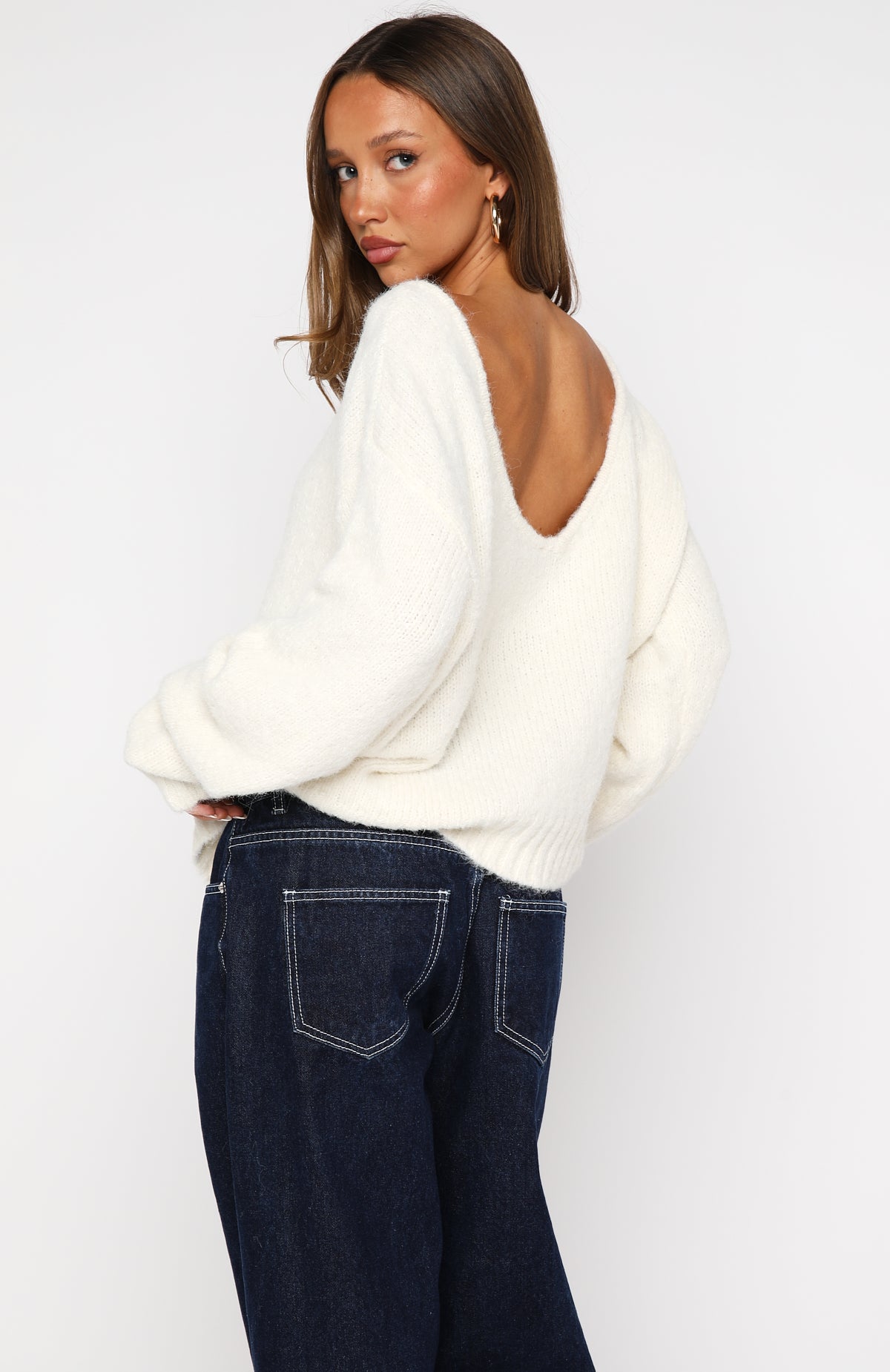 Softer Love Knit Sweater Off White - Image 5