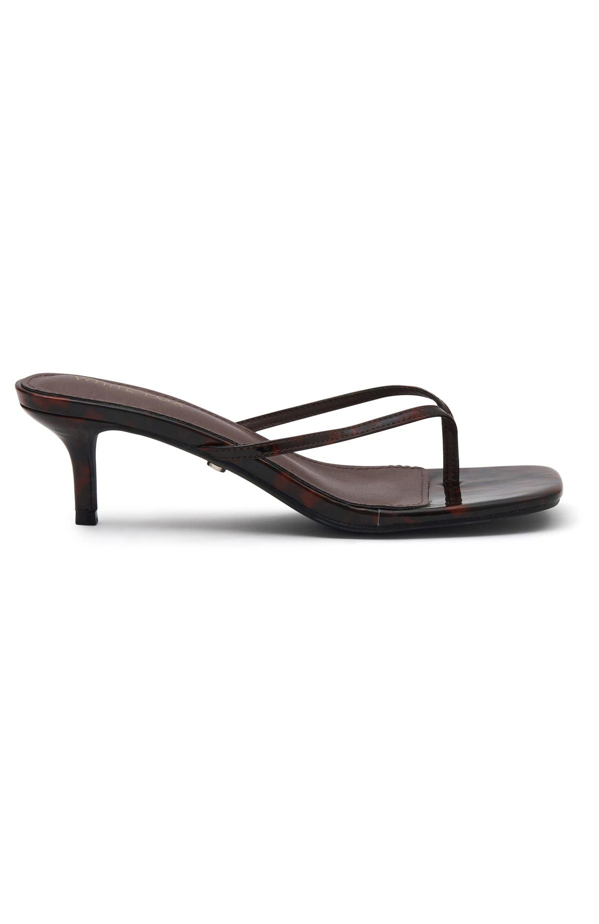 Hamptons Thong Heels Tortoise - Image 2