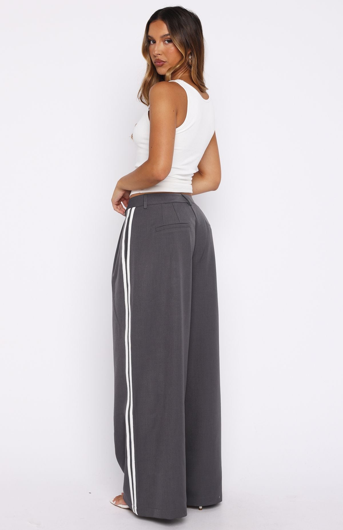 Don't Believe It Pants Charcoal - Image 4