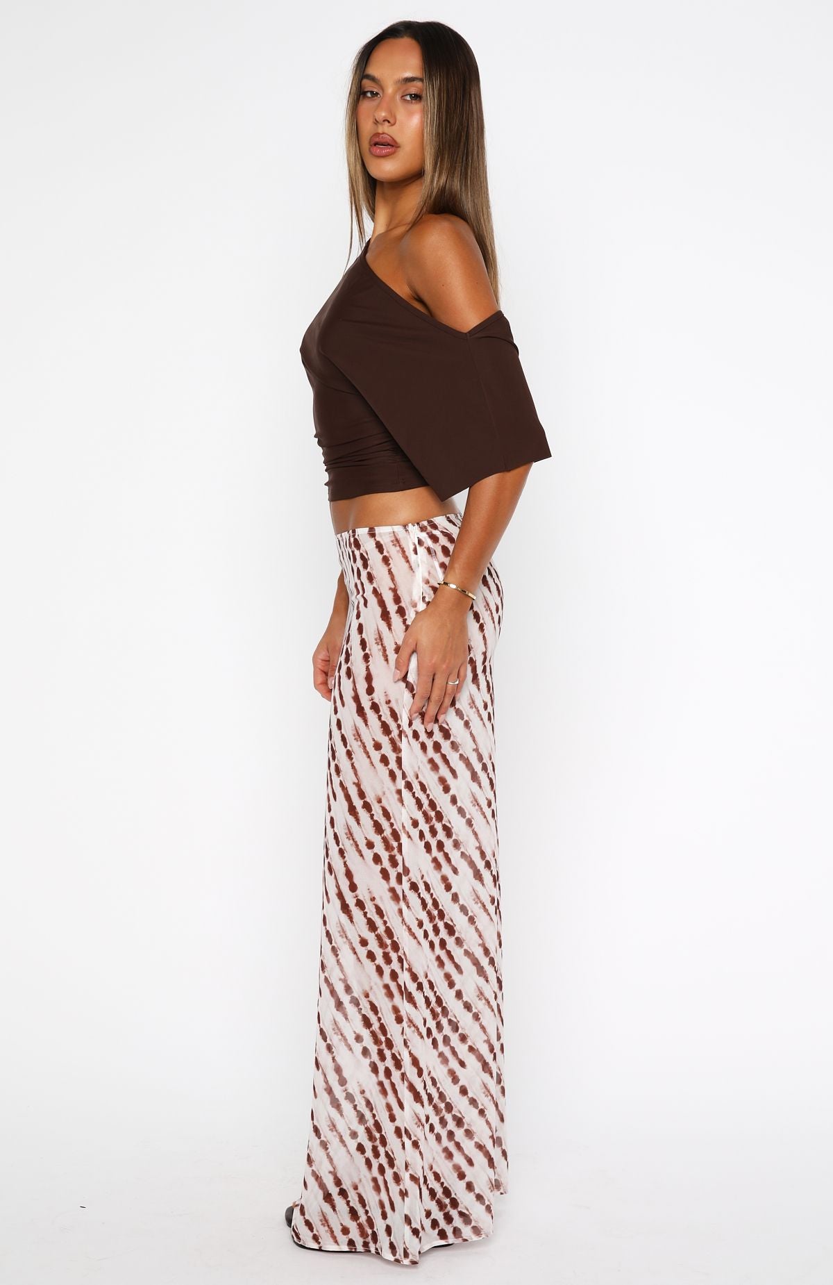 Sunday Strolls Maxi Skirt Espresso Mist - Image 3