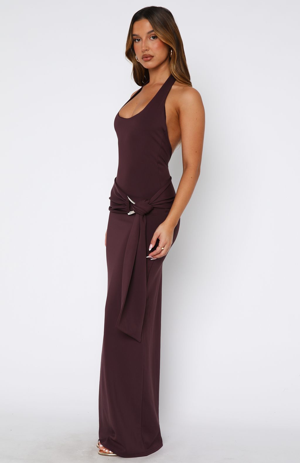 This Voice Maxi Dress Plum - Image 4
