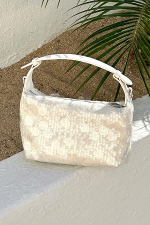 Eliana Top Handle Bag White