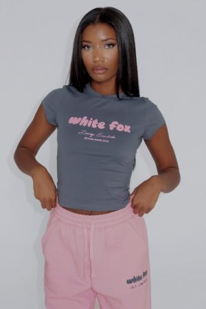 Era 8 Baby Tee Slate