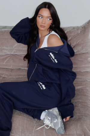 Era 8 Zip Front Hoodie Nautical