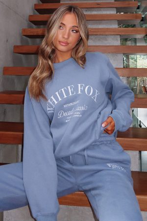 Decade Classics Essential Oversized Sweater Ocean