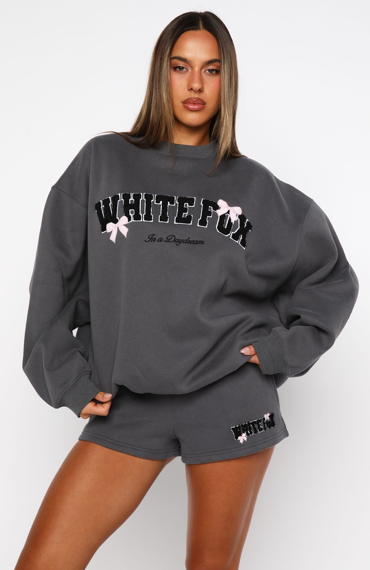 Daydreamers Madeline Drop Shoulder Sweater Volcanic - Image 2