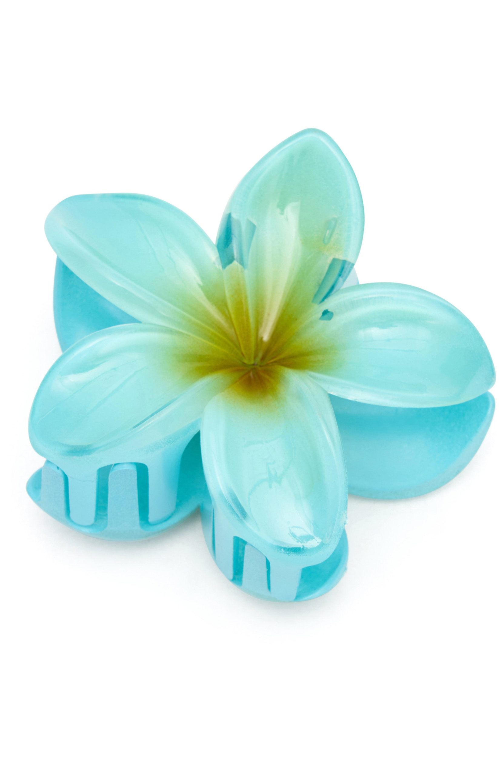 Floral Charm Hair Clip Blue - Image 2