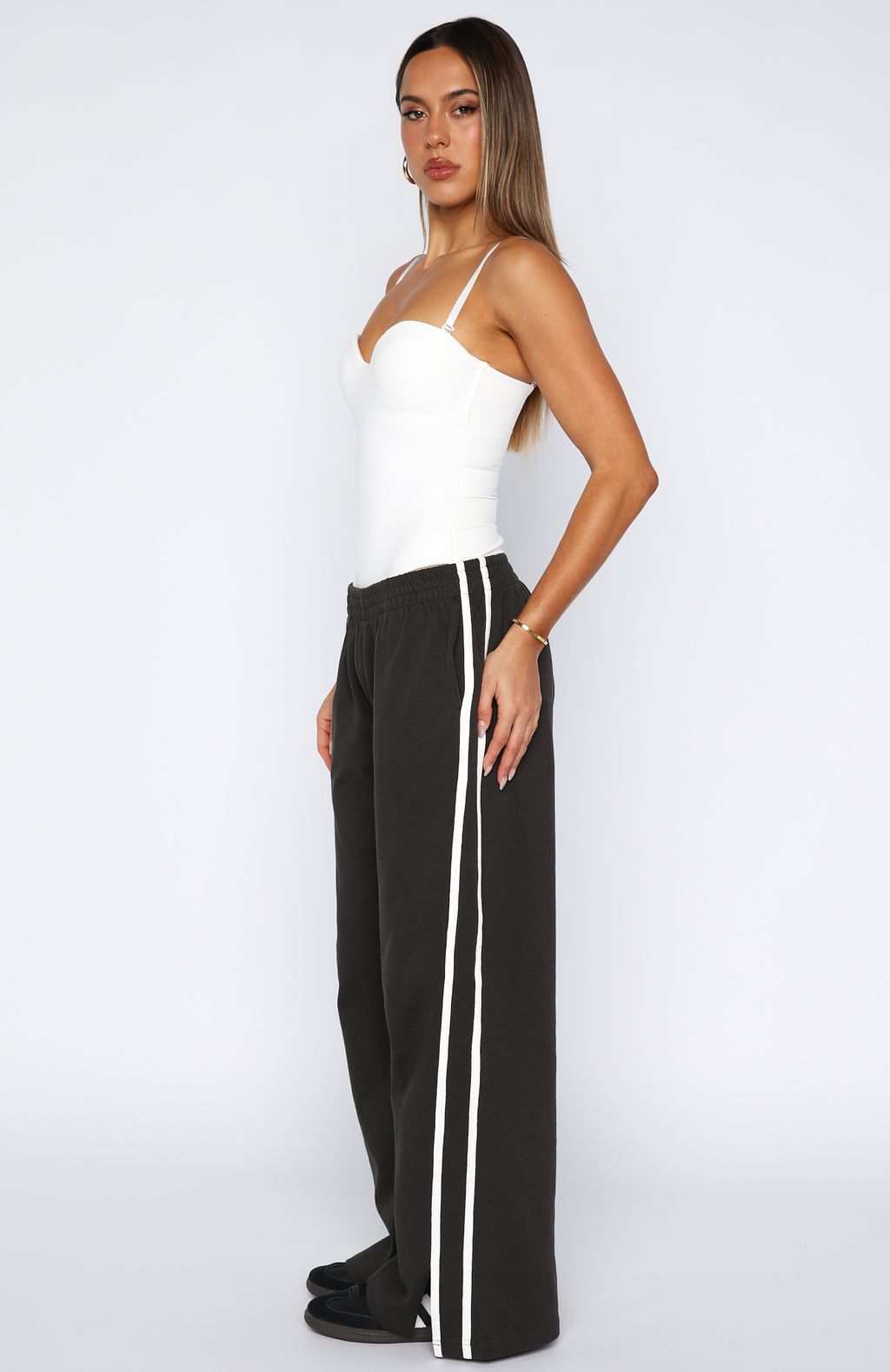 Make Me Promises Pants Charcoal - Image 4