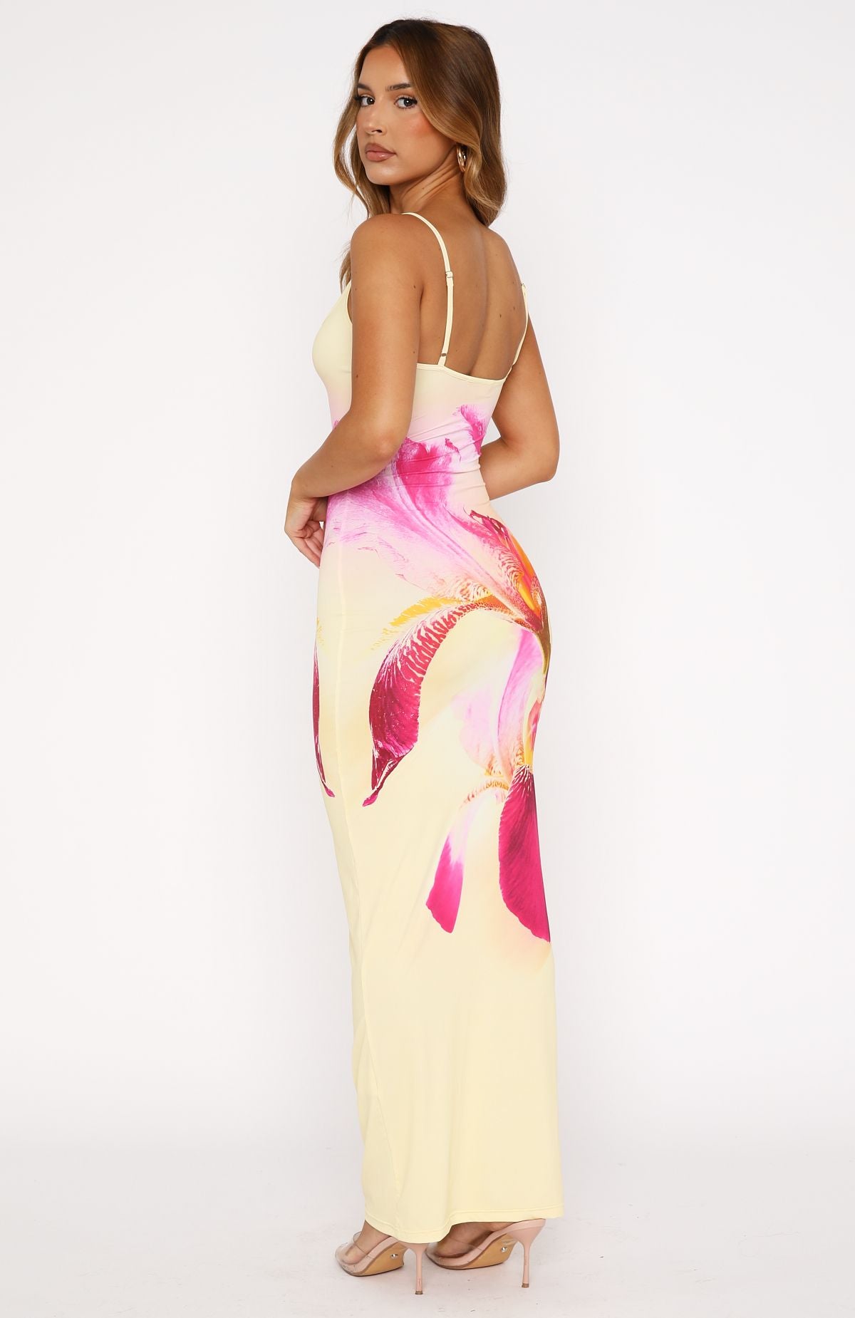 Feeling The Heat Maxi Dress Lemon Spritz - Image 4