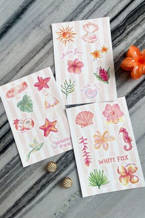 Tropical Baby Sticker Pack Mixed