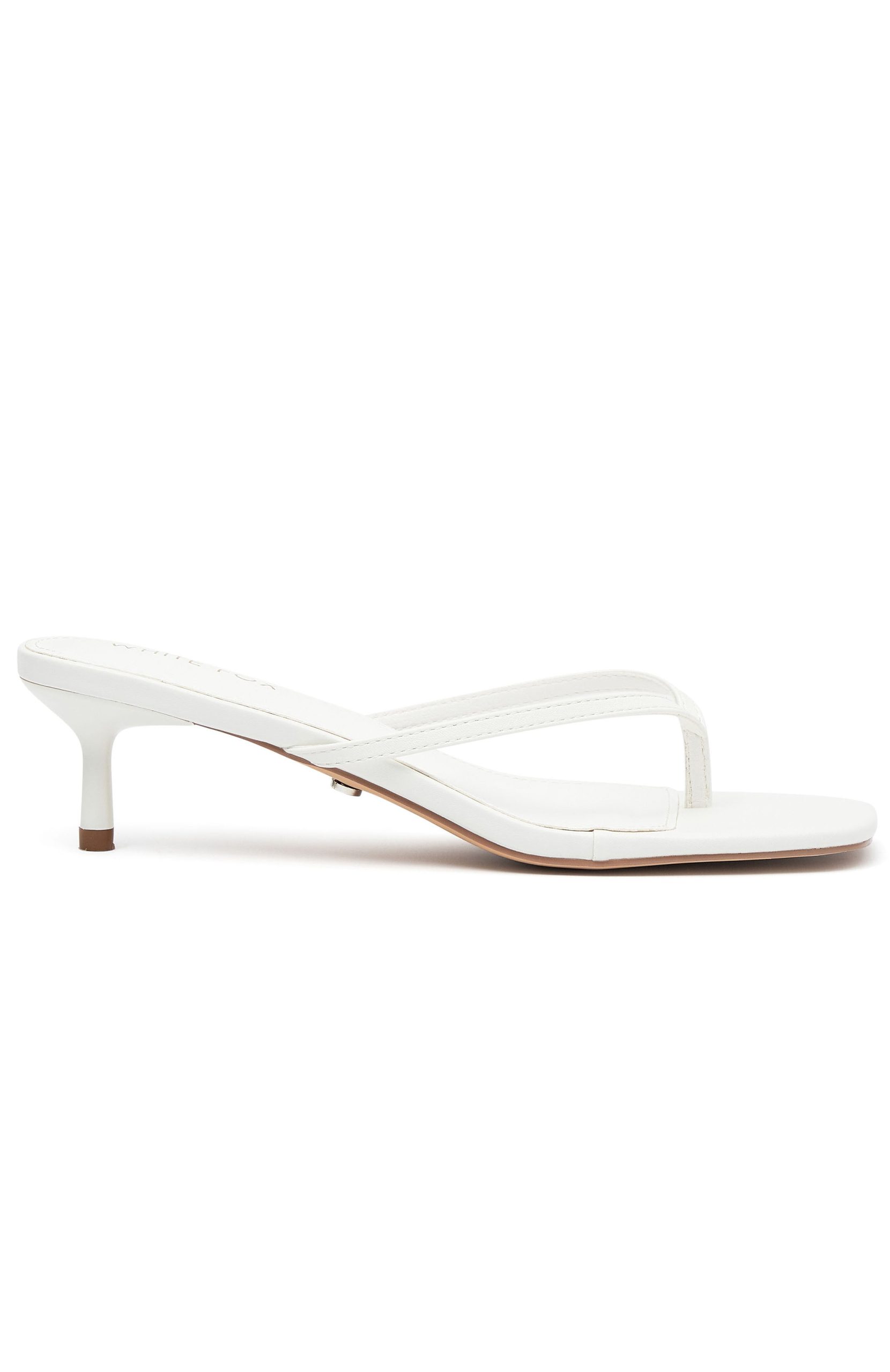 Hamptons Thong Heels White - Image 2