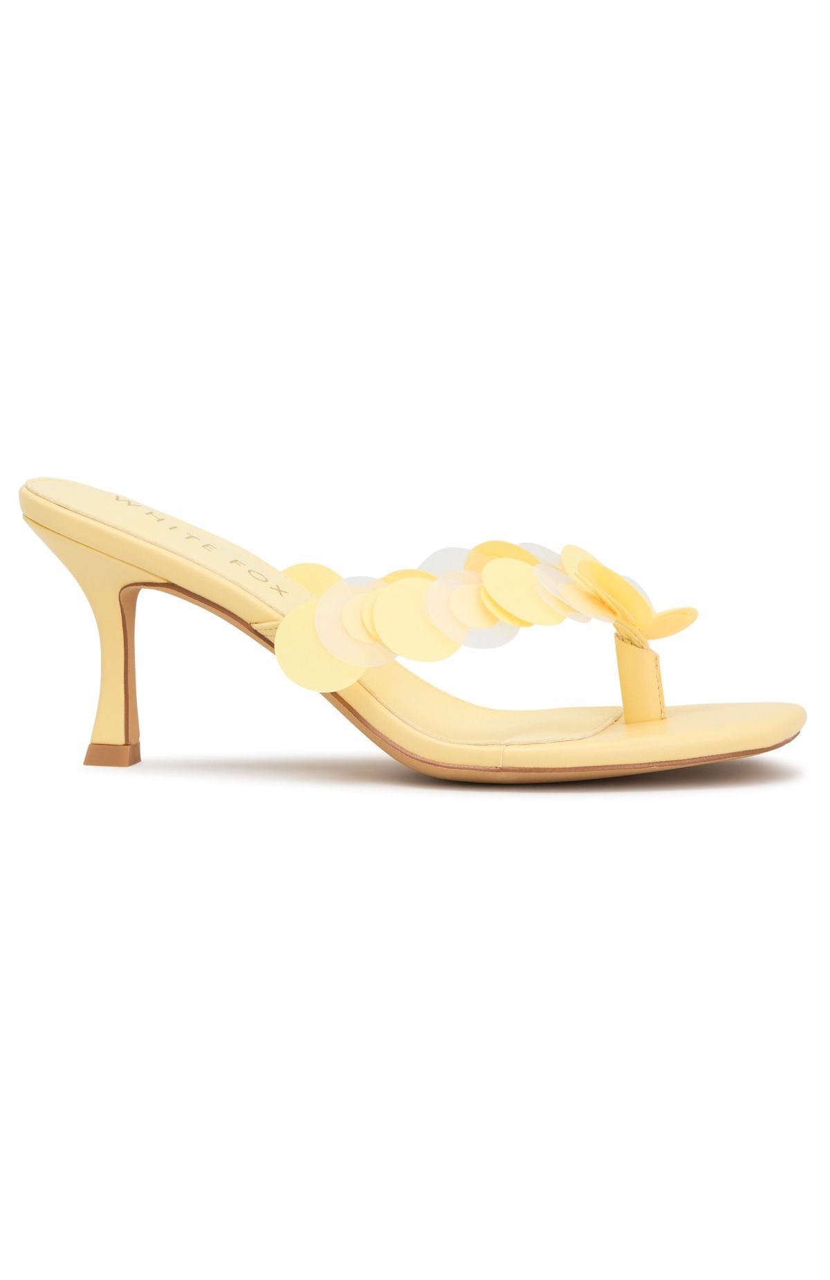 Imogen Sequin Mules Lemon - Image 5