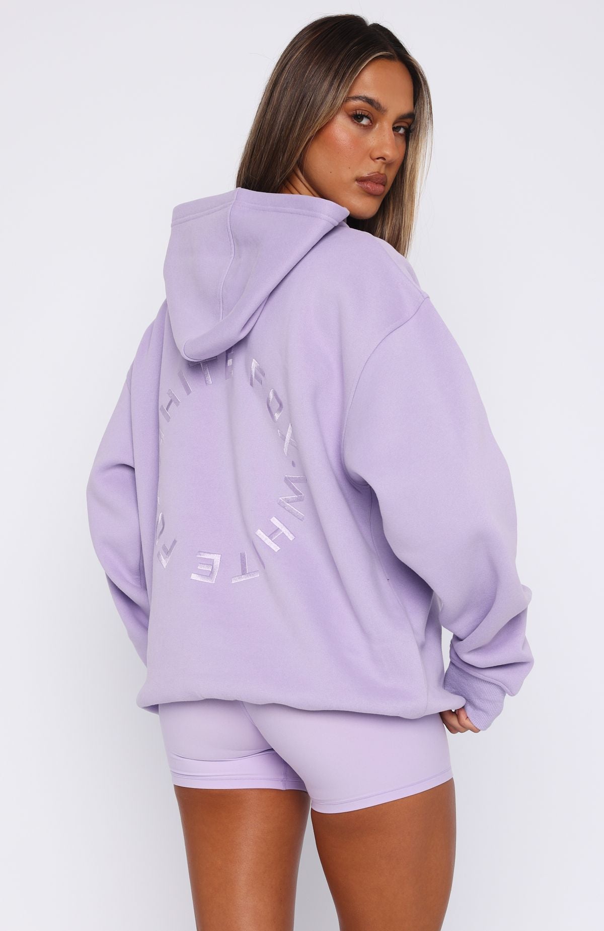 Stay Lifted Oversized Hoodie Lavender - Image 4