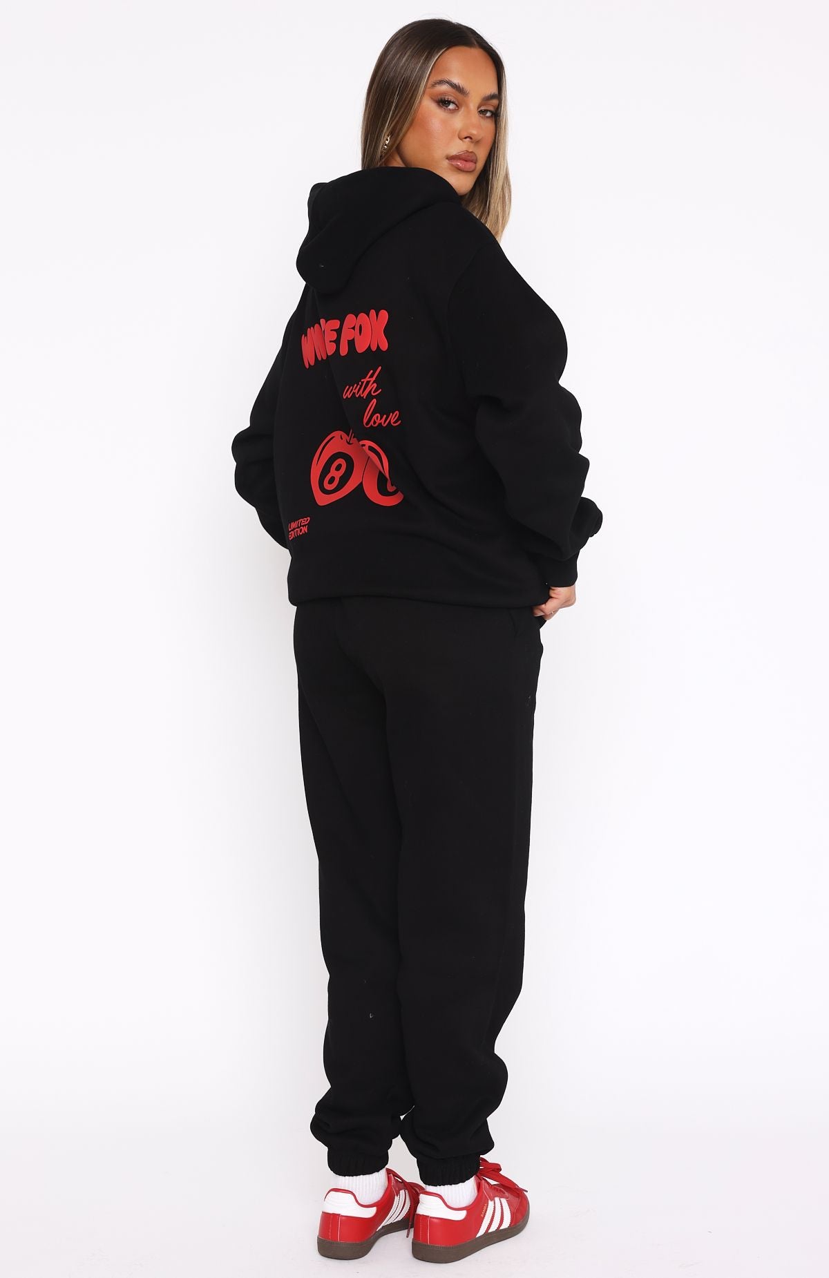 With Love In The Moment Sweatpants Black - Image 5