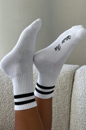 Grounded Socks White/Black