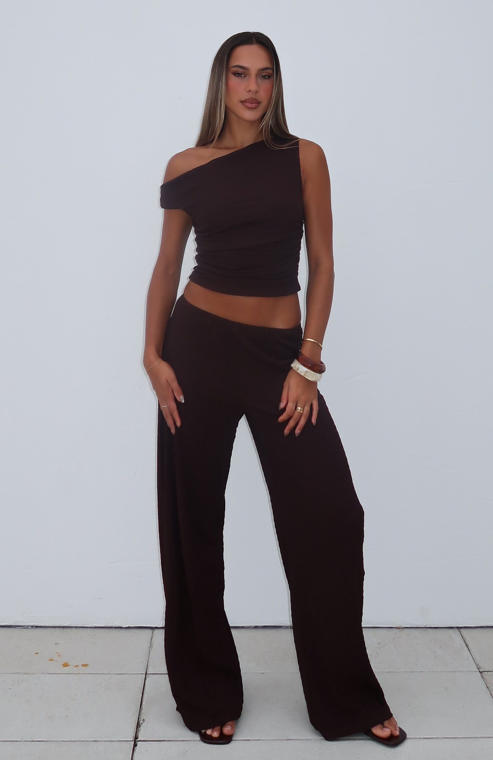 Turn Heads Fast Pants Chocolate - Image 5