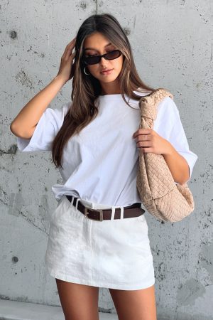 The Right One Mini Skort White