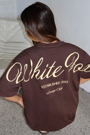 Slow Burner Oversized Tee Chocolate