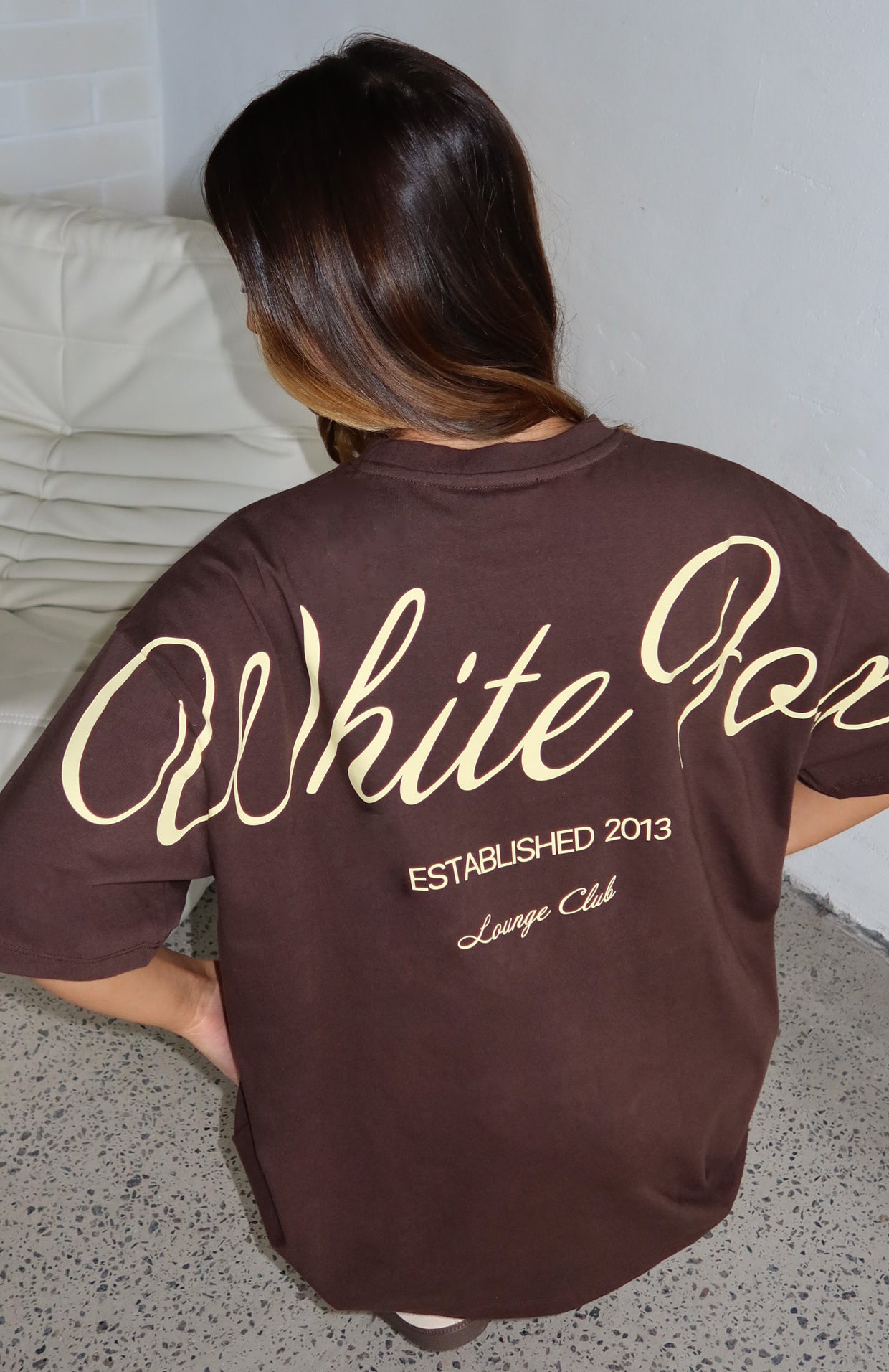 Slow Burner Oversized Tee Chocolate