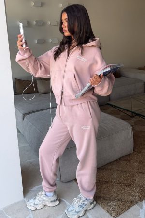 Can't Miss It Sweatpants Dusty Pink