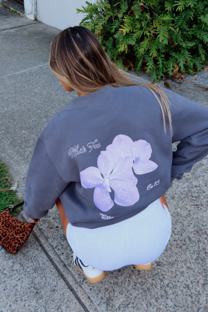 With Love Forever Oversized Sweater Volcanic