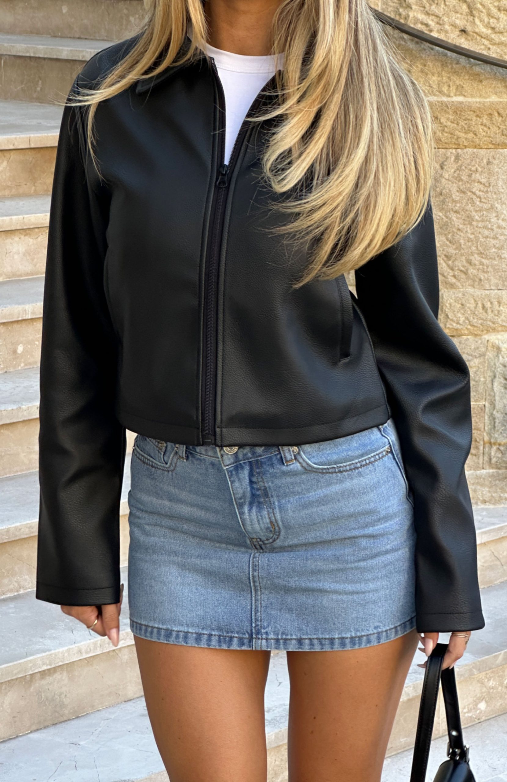 In The Shadows PU Jacket Black - Image 7