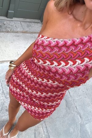 Go Loco Mini Dress Berry