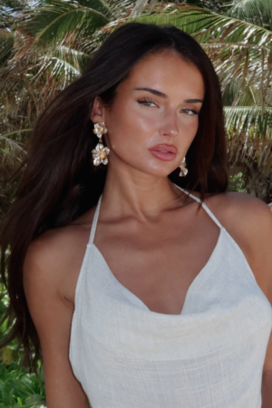 Moana Statement Earrings Gold