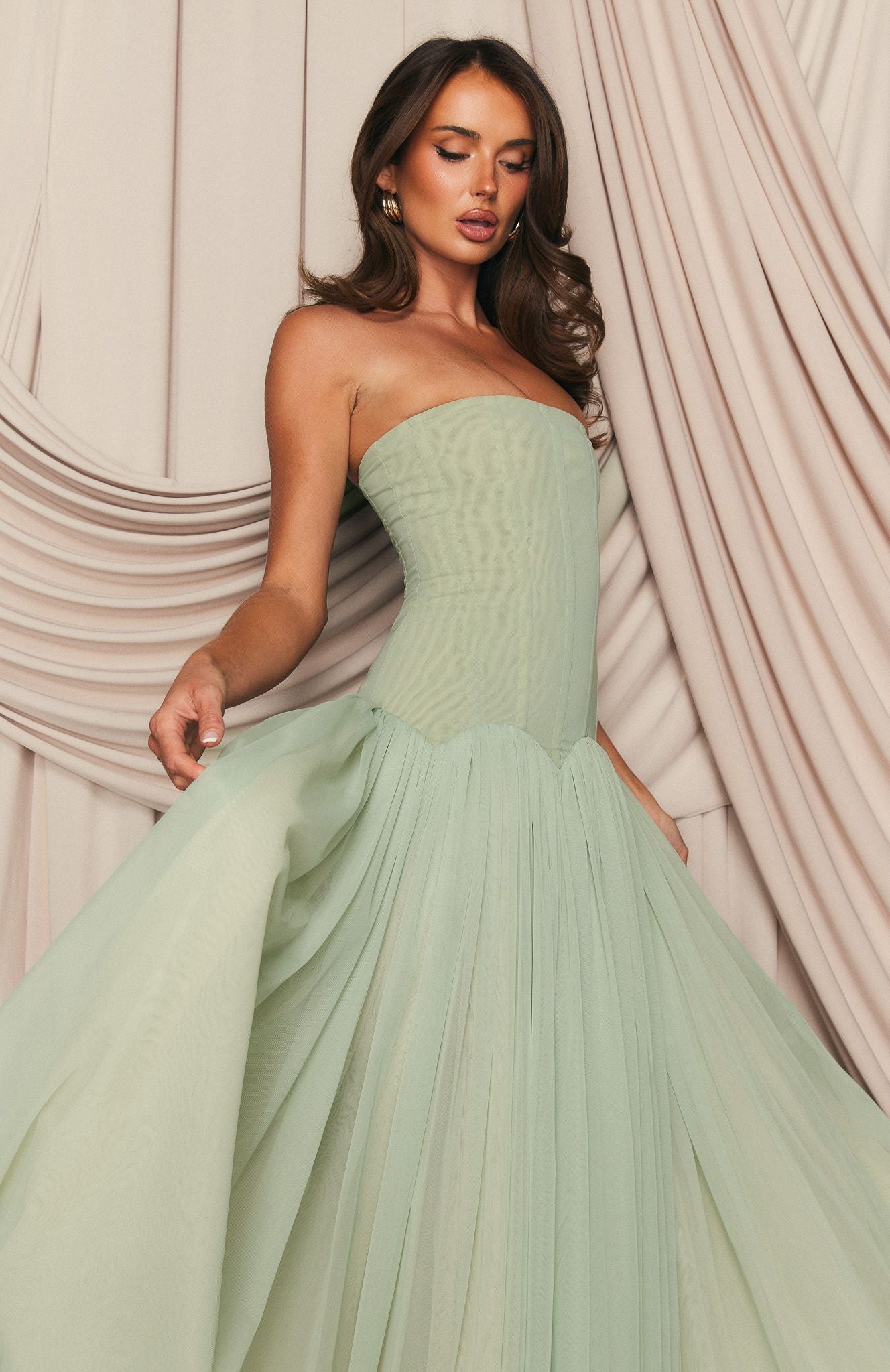 Magic Muse Maxi Dress Mint - Image 4