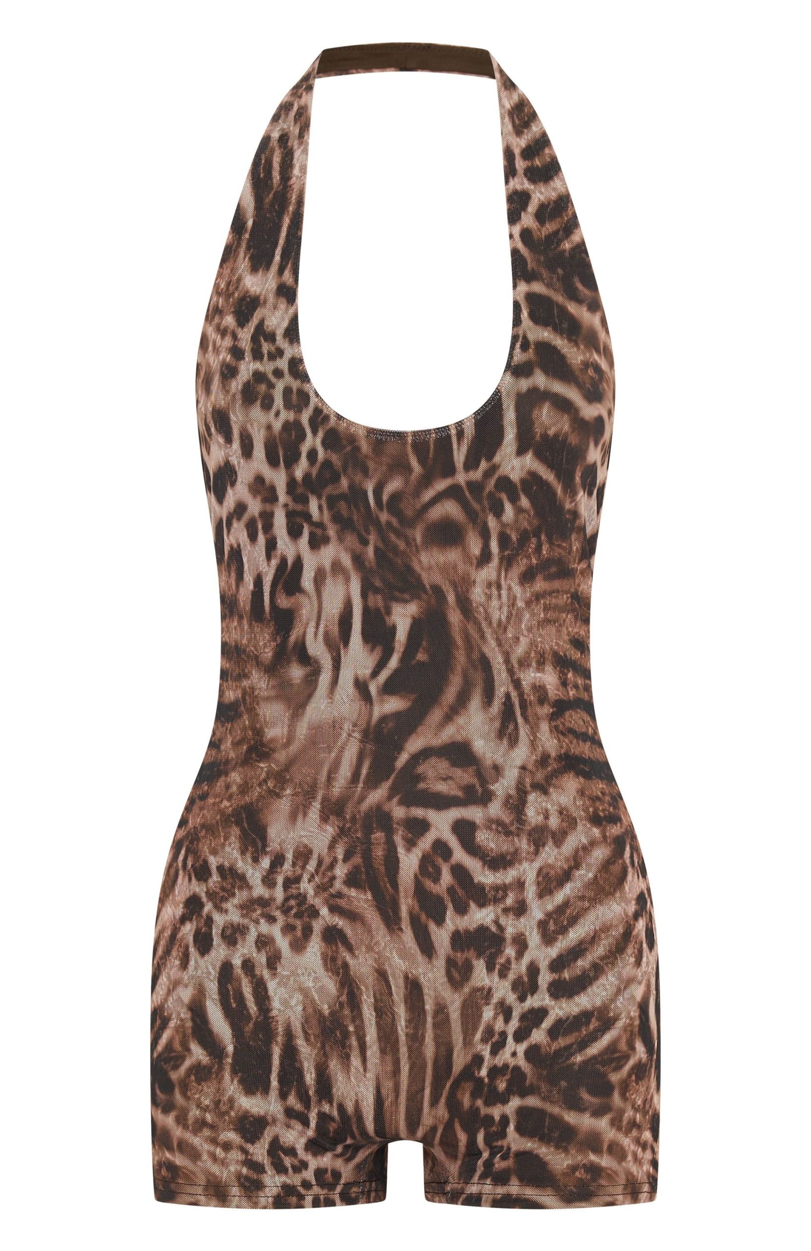 Wishful Thinking Halter Playsuit The Wild Print - Image 6