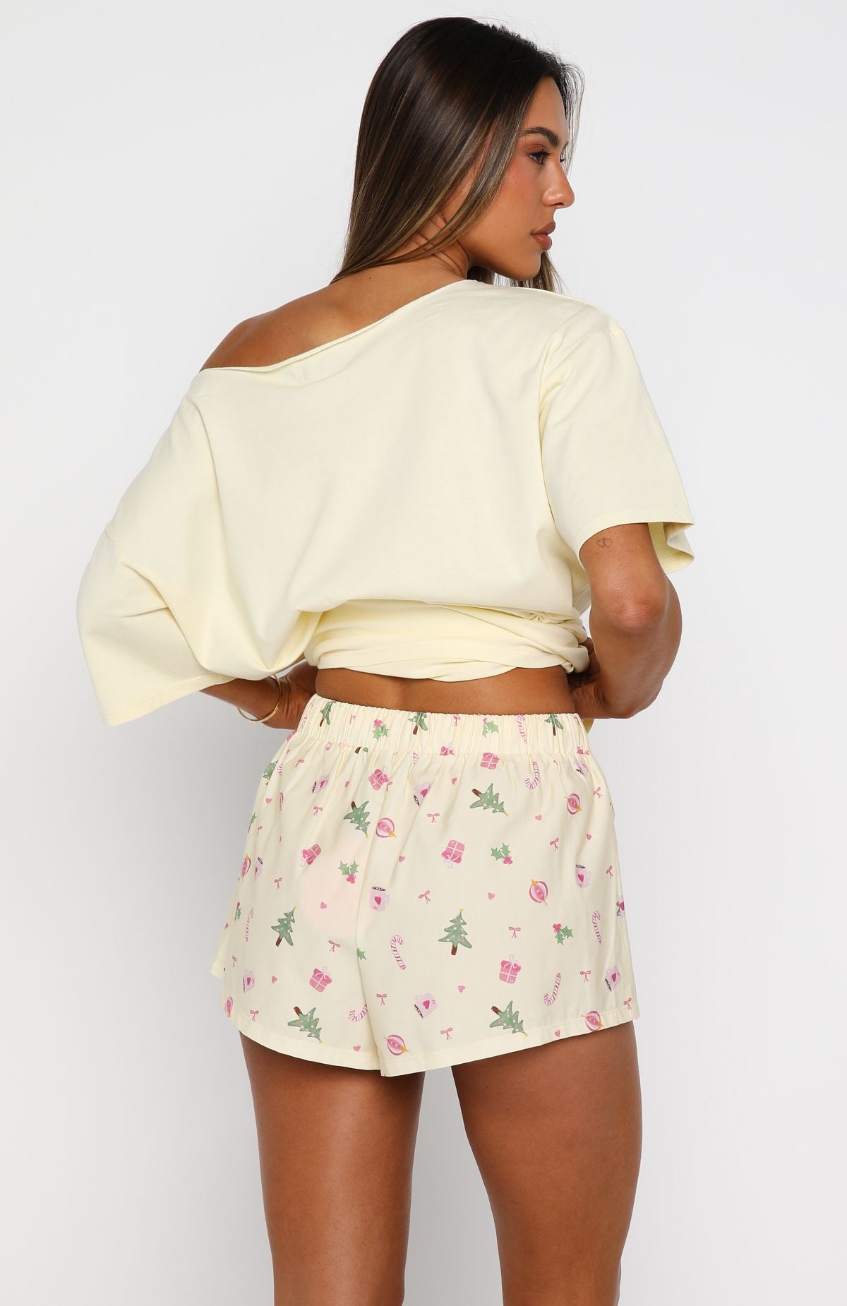 Sweetheart Pyjama Short Festive Flicker - Image 4