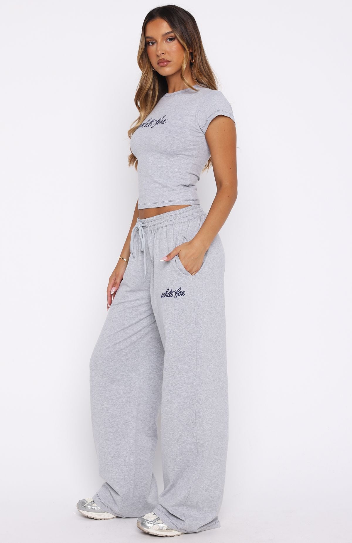 The Original Track Pants Grey Marle - Image 3