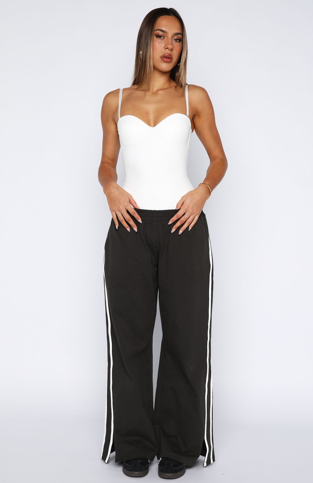 Make Me Promises Pants Charcoal - Image 3