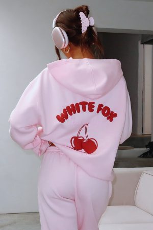 Love Me Tender Oversized Hoodie Pink
