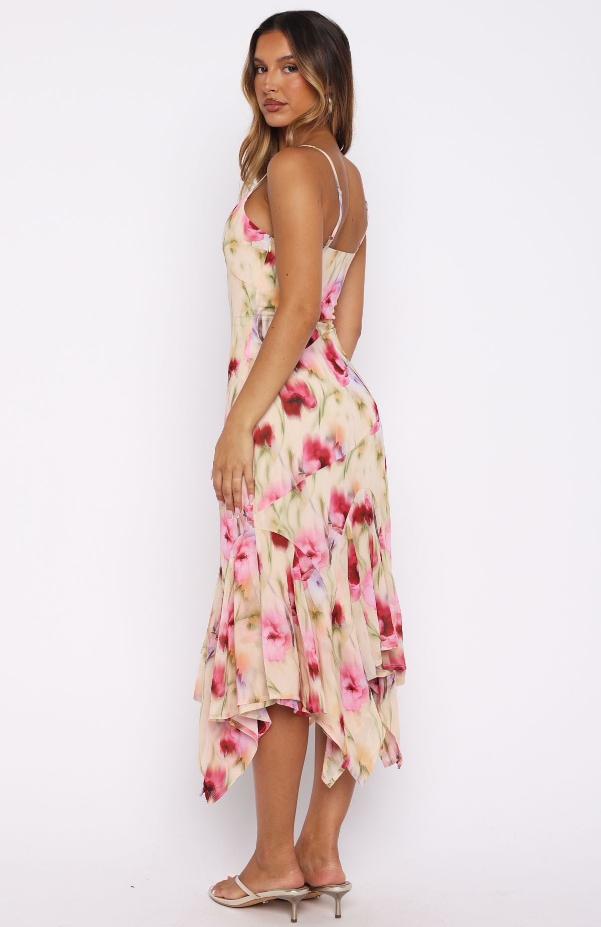 Butterfly Kisses Midi Dress Buttercream Fields - Image 6