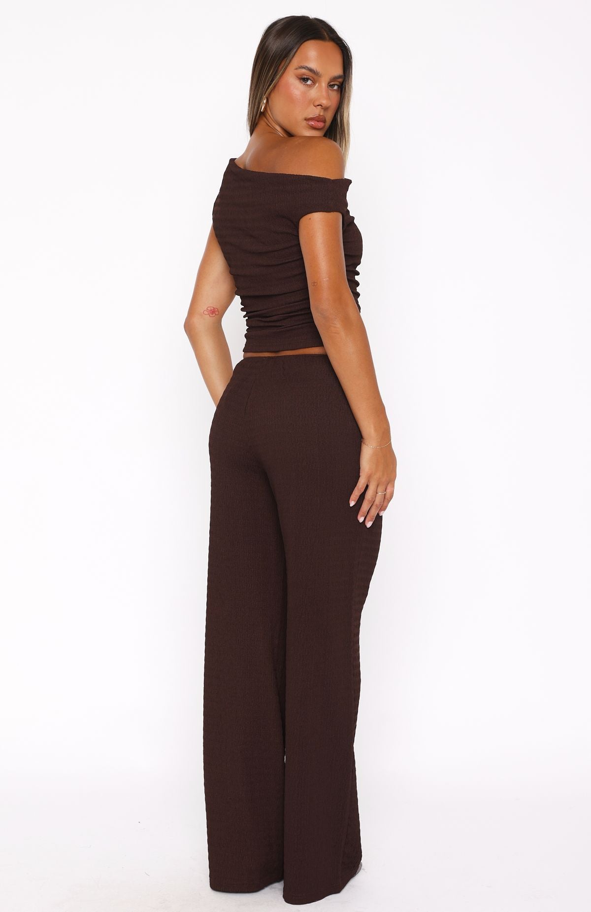 Turn Heads Fast Pants Chocolate - Image 4