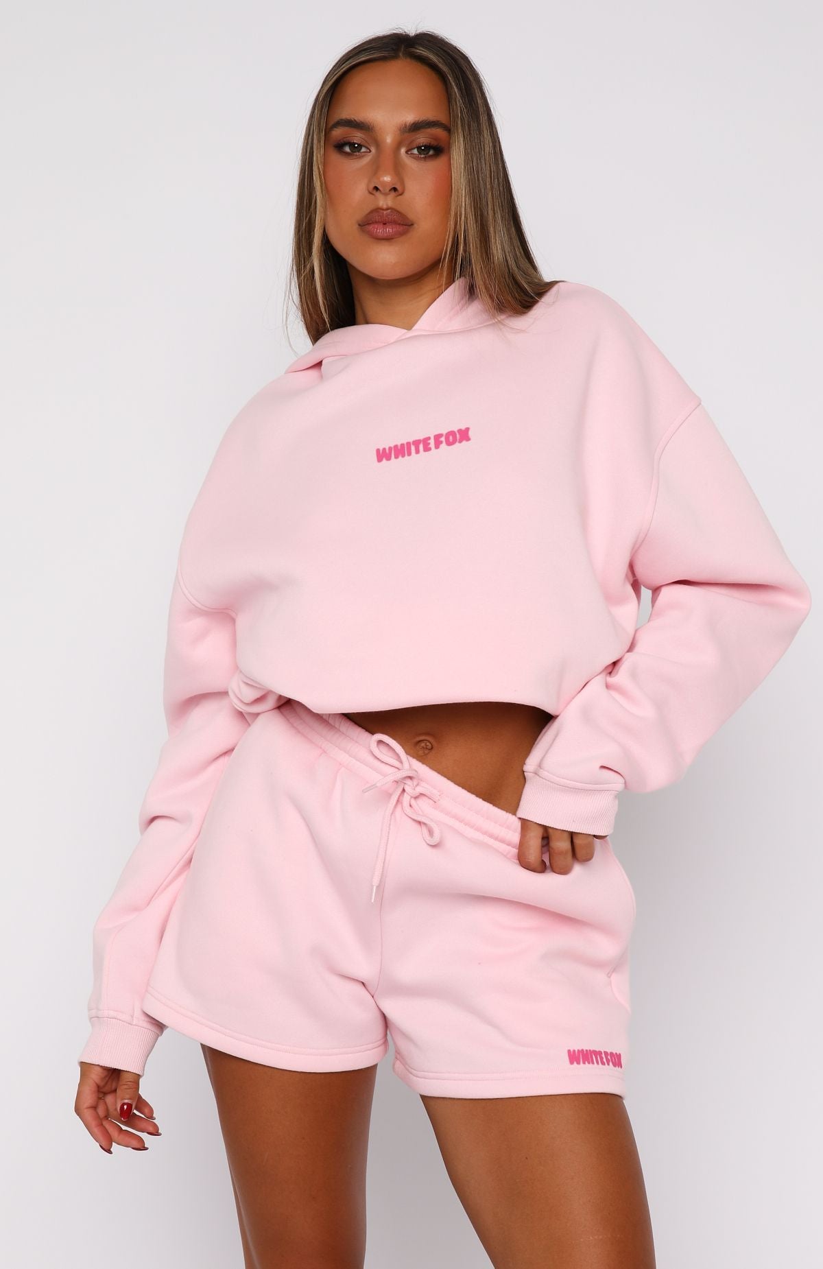 11th Street New York Or Nowhere Lounge Shorts Pink Sugar - Image 2