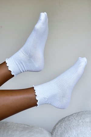 Me Time Socks White