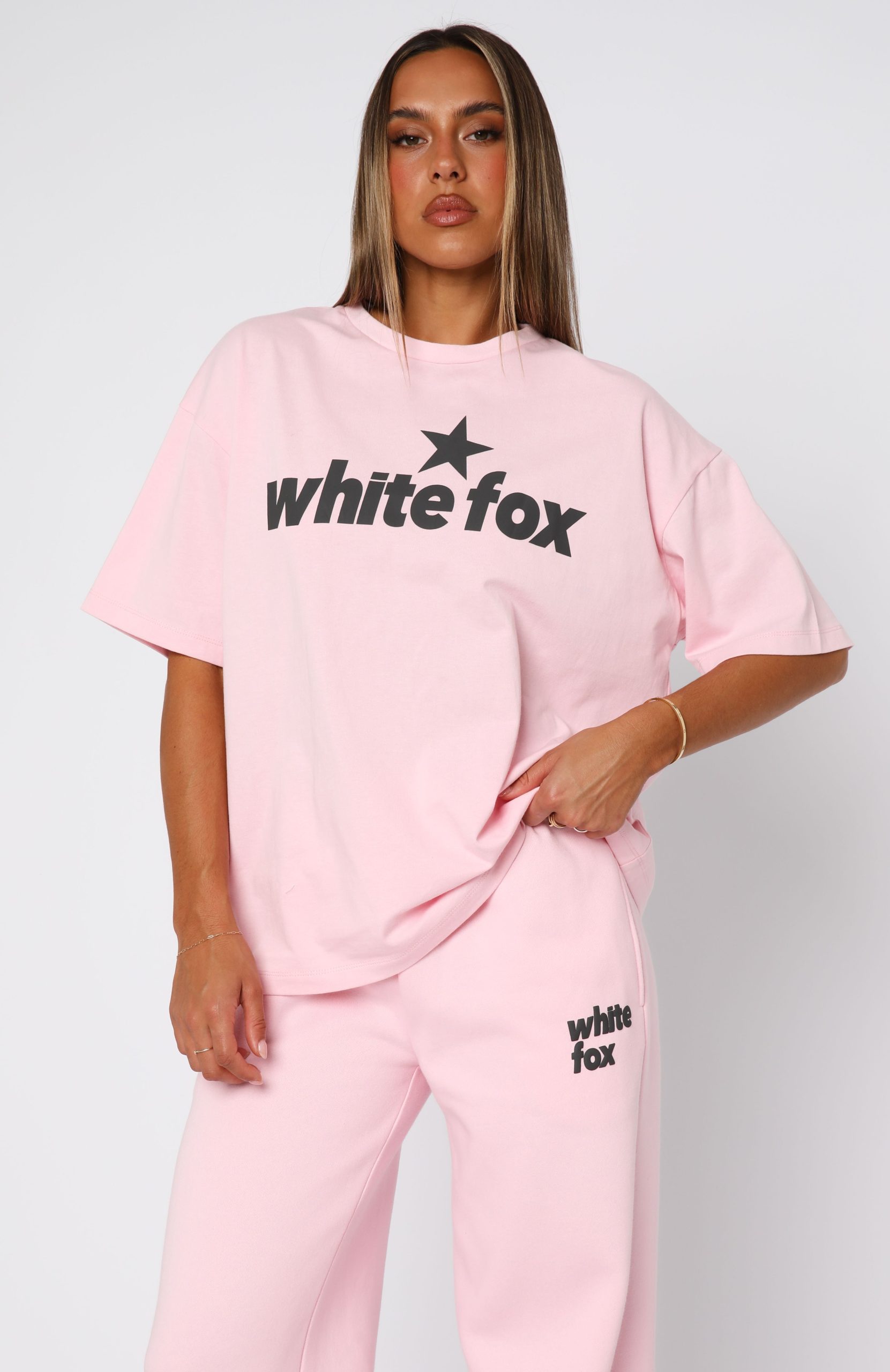 From The Archives Charli Oversized Tee Pink - Image 2