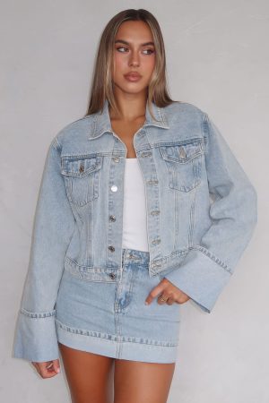 Charlotte Denim Jacket Light Blue