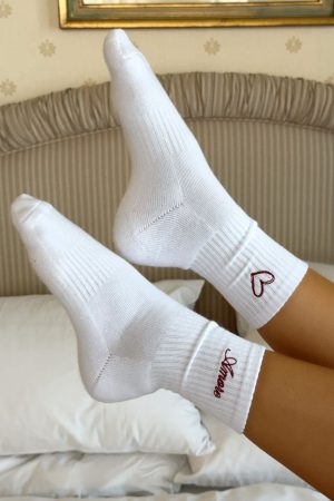 Amore Mio Socks White