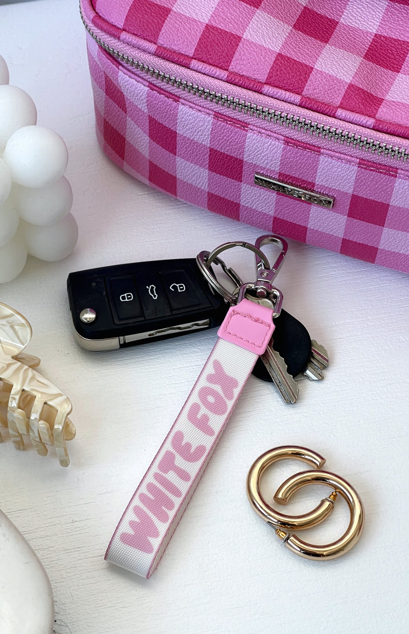 Next Level Strap Keychain Pink - Image 3