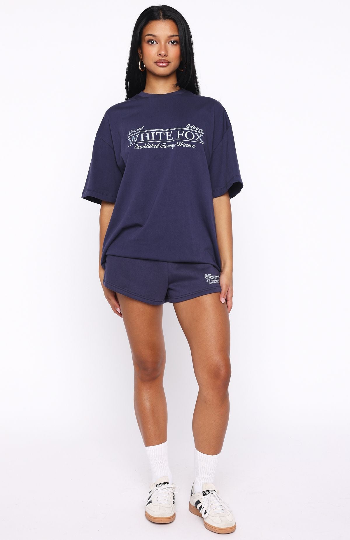 Standing My Ground Lounge Shorts Navy - Image 5